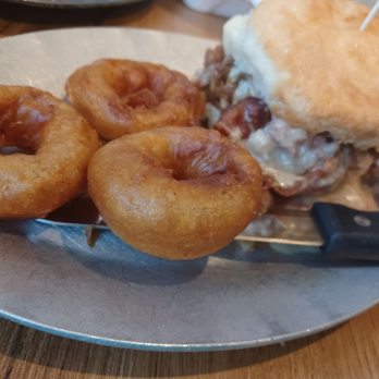 bisQit - Those are onion rings with my sandwich - Burgers Near Me - Pawleys Island, South Carolina bisQit - Those are onion rings with my sandwich - Burgers Near Me - Pawleys Island, South Carolina
