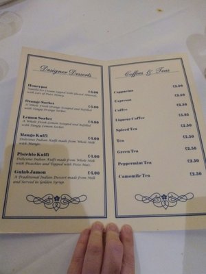 Menu photo 3 NoorJahan II London, XGL Menu photo 3 NoorJahan II London, XGL