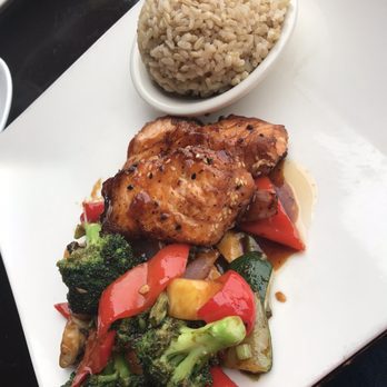 Wild Ginger - Salmon  Lunch Grilled Sesame Salmon - Asian Fusion Near Me - Great Neck, New York