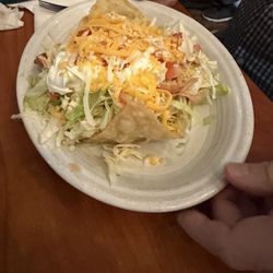 Smaller taco salad Ttostada del Rey"