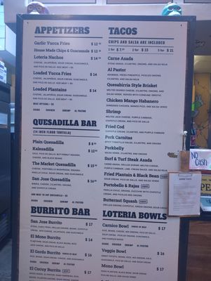 Menu photo 2 Loteria Taco Bar San Jose, CA Menu photo 2 Loteria Taco Bar San Jose, CA