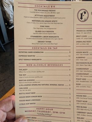 Menu photo 6 Forge Rockridge Oakland, CA