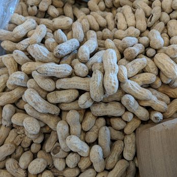 Five Guys - a pile of peanuts and a wooden spoon - Burgers Near Me - Flemington, New Jersey