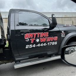 The truck being driven that called me a slur