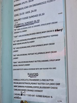 Menu photo 4 JT’s IceCream Shop Cloverdale, VA