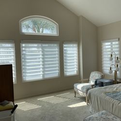 Don's Drapery Service - Master Bedroom Pirouettes