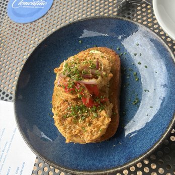 Clementine San Antonio - Fried Green Tomato Tartine - Southern Near Me - Castle Hills, Texas Clementine San Antonio - Fried Green Tomato Tartine - Southern Near Me - Castle Hills, Texas