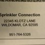 Photo of Sprinkler Connection