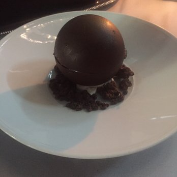 Maple & Ash - Banana Fosters chocolate bomb - Steakhouses Near Me - Chicago, Illinois