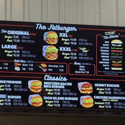 Fatburger - Menu