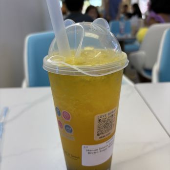 Boba Cucue - Mango Smash Green Tea - Bubble Tea Near Me - Lake Forest, California