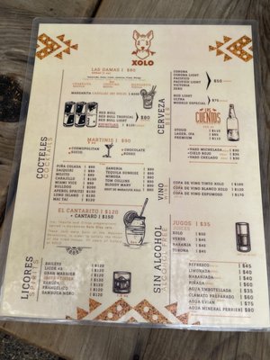Menu photo 1 xolo restaurante Puerto Vallarta, JAL