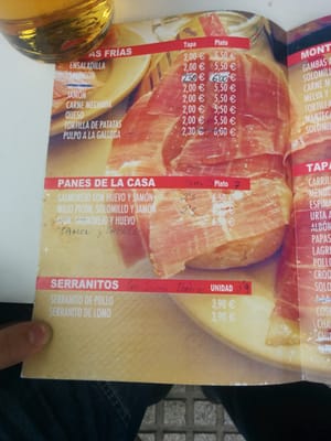 Menu photo 2 Las Irlandesas Seville, SE