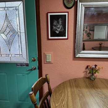 Avenue Coffeehouse - Sitting area; Cat photo!! - Coffee & Tea Near Me