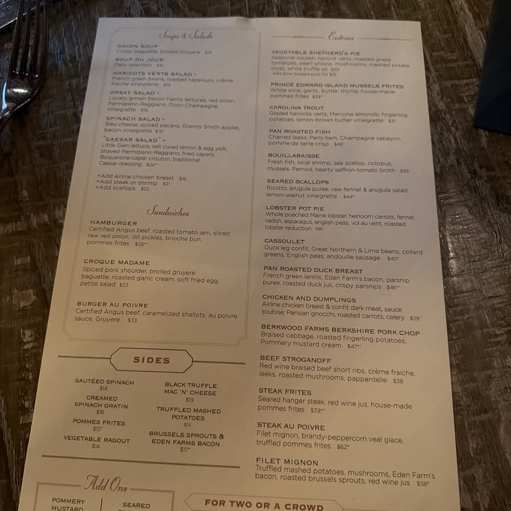 Menu Menu