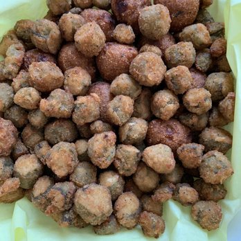 The Chicken Shop - Large side of okra and hush puppies. - Chicken Shop Near Me - Santee, California