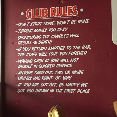 Menu photo 7 Bunker Club Oklahoma City, OK