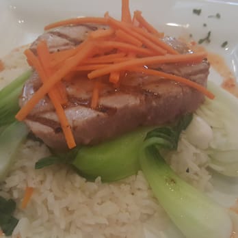 The Union Kitchen - Ahi Tuna - Nice Tuna cooked rare. Good bok choy but did not like the bottled seeet Thai chili sauce. - New American Near Me - Houston, Texas