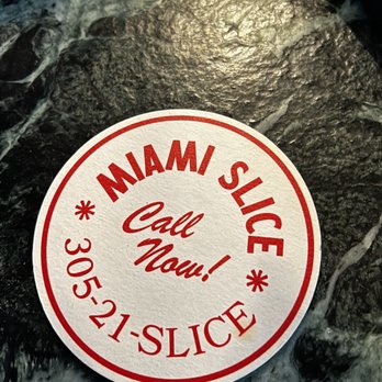 Miami Slice - Pizza Near Me - Miami, Florida