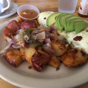 Don's Country Kitchen - Egg white meat lovers omelette and Home fries - Breakfast & Brunch Near Me - Oceanside, California