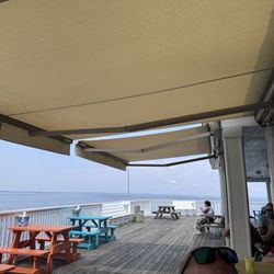 Outdoor soundside seating