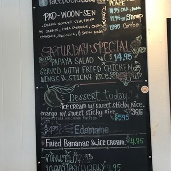 Thai Noodle Place - Menu board - Thai Near Me - Mary Esther, Florida Thai Noodle Place - Menu board - Thai Near Me - Mary Esther, Florida