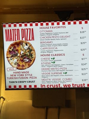 Menu photo 2 Mateo Pizza San Mateo, CA