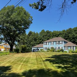 Alberto and sons Landscaping - beautiful after math of a yard cleaning #yardcleaning#fallcleanup