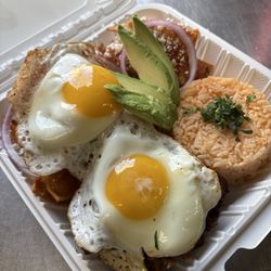 Breakfast chilaquiles