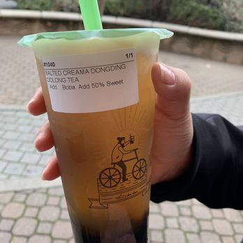 Li Cha Tea - Salted Creama Dongding Oolong Tea - Bubble Tea Near Me - Walnut Creek, California