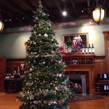 Beringer Vineyards - Rhine house Christmas tree. - Wineries Near Me - St. Helena, California Beringer Vineyards - Rhine house Christmas tree. - Wineries Near Me - St. Helena, California