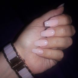 Beautiful coffin nails to match my new watch. Thank you Sandie