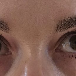 My eyeliner is not drawn on...its tattooed. I absolutely love it! No smearing, running down my cheeks, etc. It's great for pool time too!