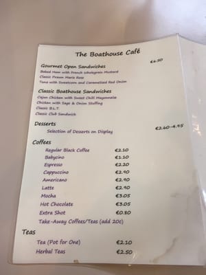 Menu photo 2 The Boathouse Cafe Dublin, D