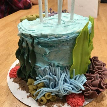 The Pin-up Kitchen - Asked for a coral inspired cake and i'm pretty amazed at what Amanda came up with! Pretty freaking cool! - Cupcakes Near Me