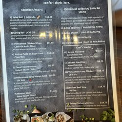 Pho Haven Restaurant - Menu Dec 2024