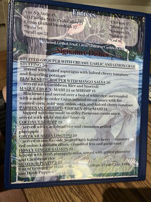 Menu photo 4 Bayside Seafood Grille Crystal River, FL