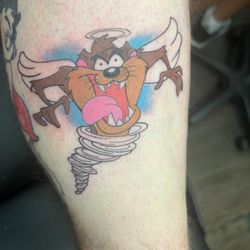 Golden Rose Tattoo and Piercing - the finalized tattoo