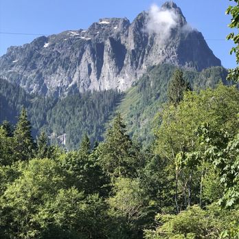 Espresso Chalet - View from the back sitting area. - Coffee & Tea Near Me - Gold Bar, Washington