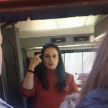 Open Tours - Lady bus driver insulting customers. - Groot-bijgaarden, VBR