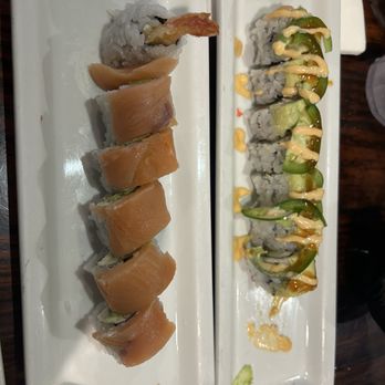 Sushi Deli 3 - Fire Fire and Katie rolls. Fish in the fire fire was definitely indicative of the price - Sushi Bars Near Me - San Diego, California Sushi Deli 3 - Fire Fire and Katie rolls. Fish in the fire fire was definitely indicative of the price - Sushi Bars Near Me - San Diego, California