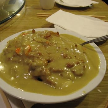 Asian Garden - Pork Katsu with Curry Sauce over rice ($6.50) - Chinese Near Me - Boston, Massachusetts