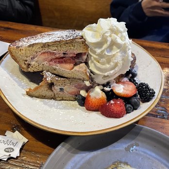 Joe's Cafe - Stuffed French Toast - side view - Breakfast & Brunch Near Me - Los Angeles, California Joe's Cafe - Stuffed French Toast - side view - Breakfast & Brunch Near Me - Los Angeles, California