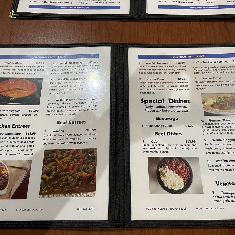 Menu Menu