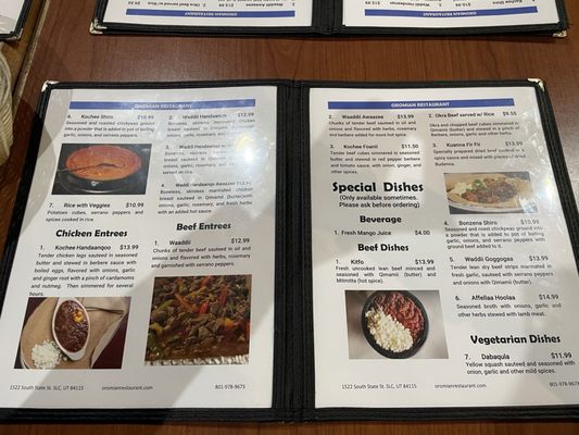 Menu photo 6 Oromian Restaurant Salt Lake City, UT Menu photo 6 Oromian Restaurant Salt Lake City, UT