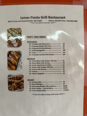 Menu photo 5 James Fiesta Grill Parkville, MD