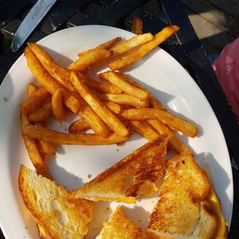 Murphy's Law Irish Pub - Kids grilled cheese (she was already digging in by the time I took a picture) - American Near Me - Canandaigua, New York Murphy's Law Irish Pub - Kids grilled cheese (she was already digging in by the time I took a picture) - American Near Me - Canandaigua, New York