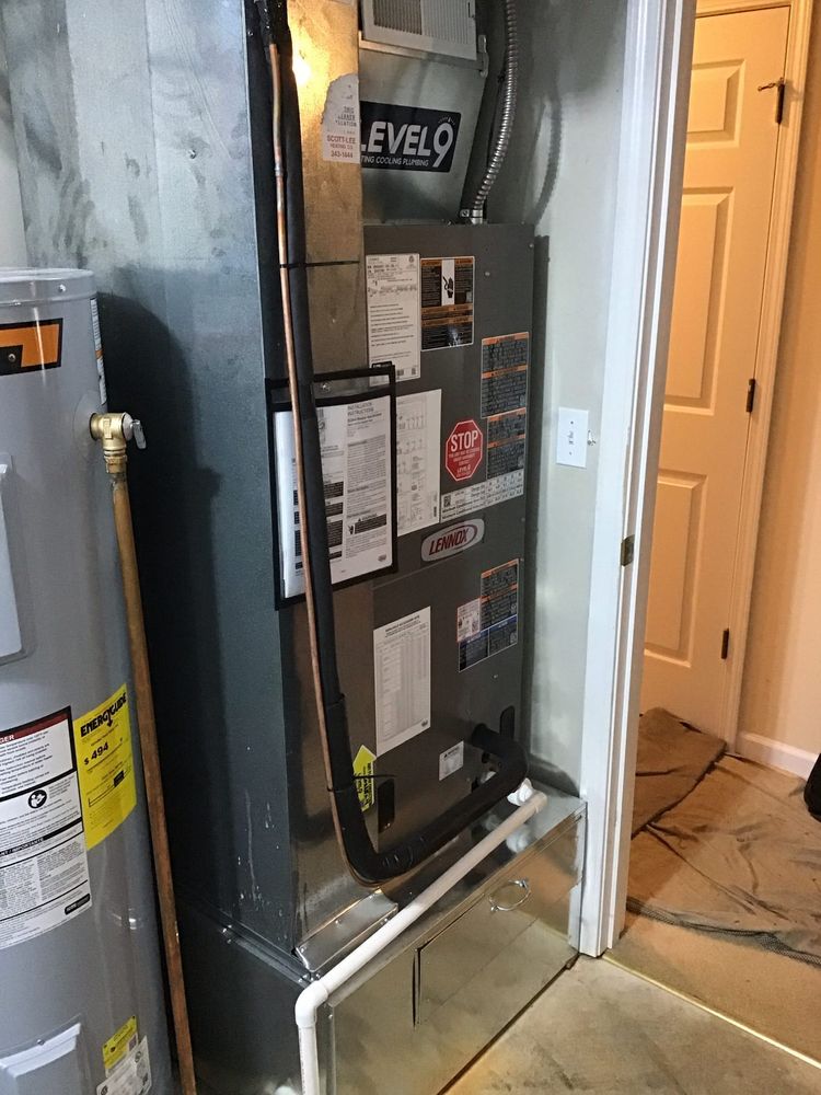 Slide of Level 9 Heating Cooling Plumbing