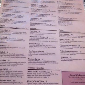 Wence's - Lunch menu - New American Near Me - Pleasant Hill, California Wence's - Lunch menu - New American Near Me - Pleasant Hill, California