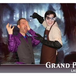 Vegas Photo Booths - Magic the Gathering green screen fun